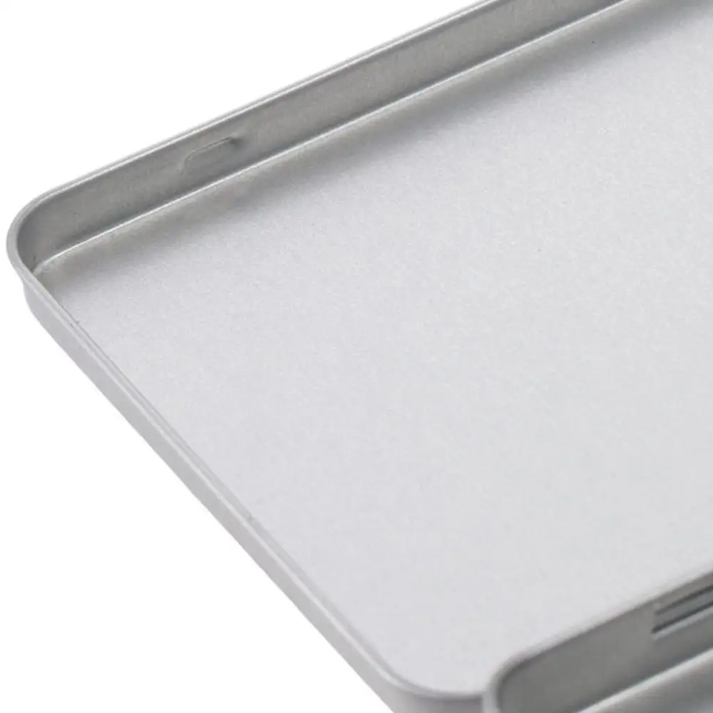 1/2PCS Metal Rectangular Storage Box Metal Empty Container with Lid Iron Watercolor Jewelry Pills Candy Storage Box