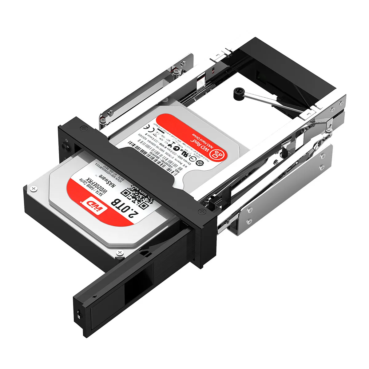 ORICO Hard Drive Caddy 2,5 do 3,5 cala Wspornik montażowy wewnętrznego dysku twardego ze stali nierdzewnej Adapter 3,5-calowy dysk twardy SATA Mobilna rama (1125SS model) — Zdjęcie 2 z 2