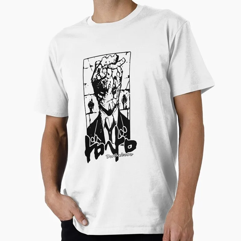 Dorohedoro Dark Anime T-Shirt 01014 Nikaido Kaiman Metal Manga Unisex Graphic Tee Caiman Horror Halloween Gift Goth Tops
