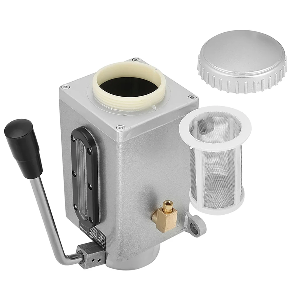 Manual Punching Lubrication Oiler Pump CNC Milling Machine Double Outlet Lathe Punching Machine Cutting Oil Pump Milling Machine
