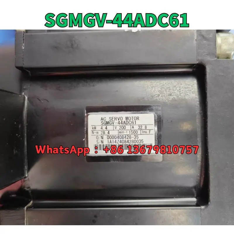 Used servo motor SGMGV-44ADC61 test OK Fast Shipping