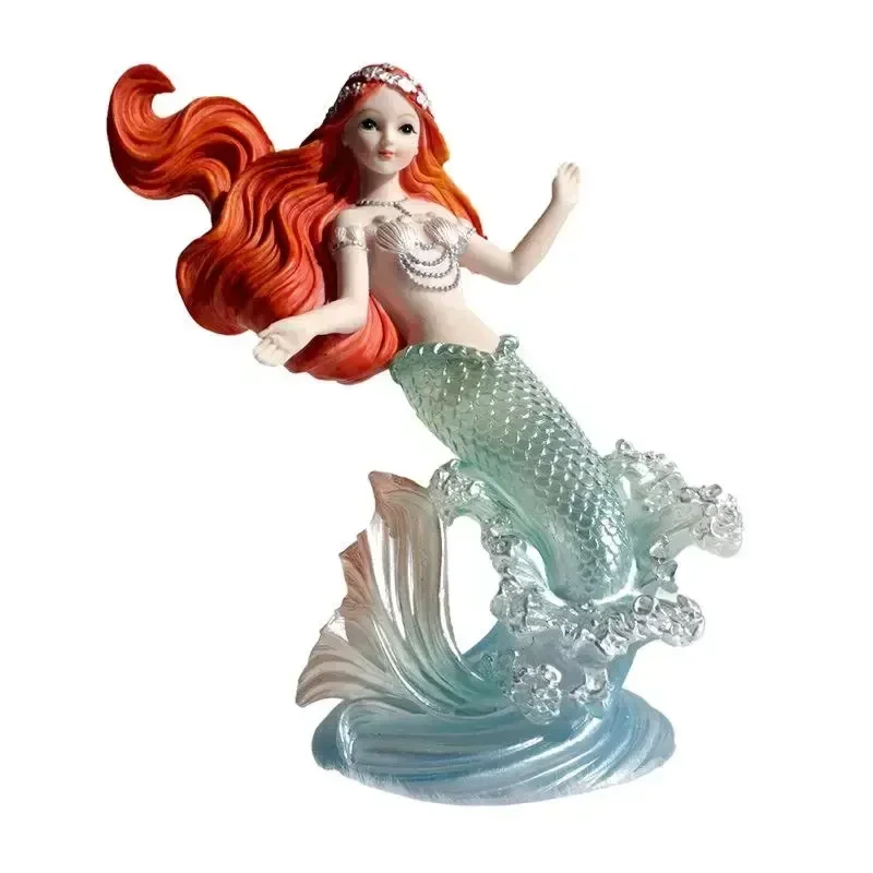 

Disney Русалочка Ариэль принцесса мультфильм фигурку игрушки аниме модель русалки игрушки для девочек подарки на Рождество и день рождения