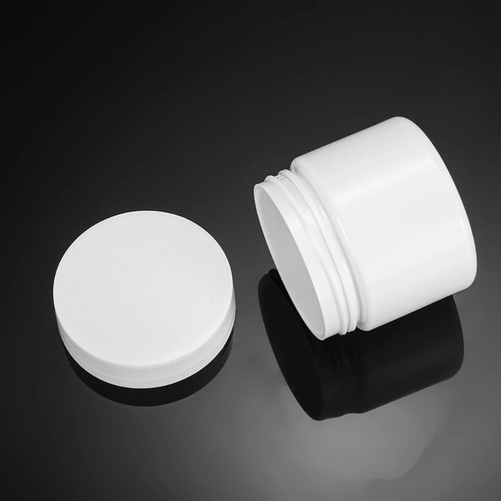 20 قطعة/الحزمة 50 جرام كريم جرة حاوية ماكياج بلاستيكية بيضاء عينة صندوق مستحضرات التجميل جرة ماكياج فارغة وعاء زجاجات إعادة الملء #3