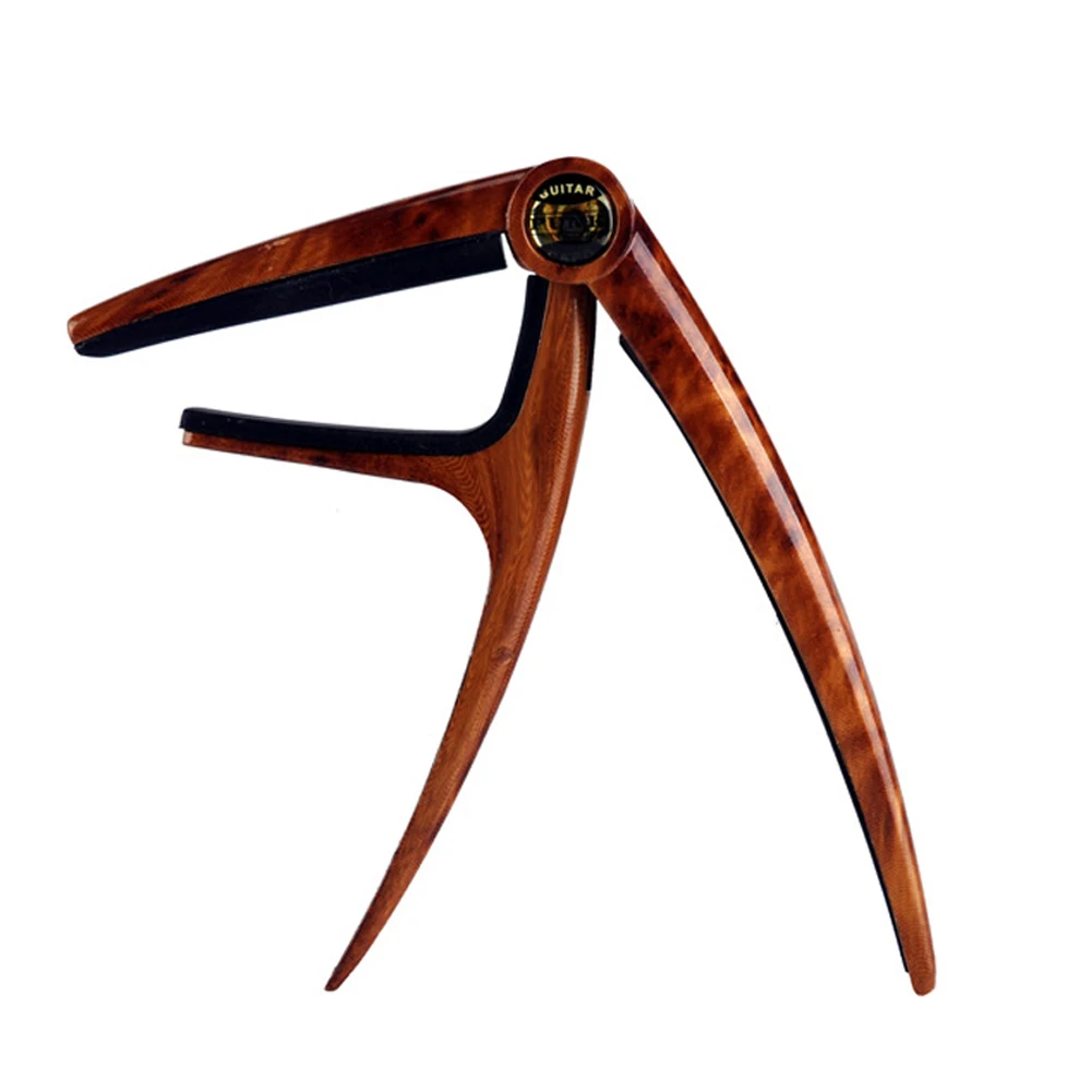 

Guitar Capo Metal Water Sound Wood Grain Small Floral Invisible Spring Capo Folk Guitar and Other General Guitar Accessories