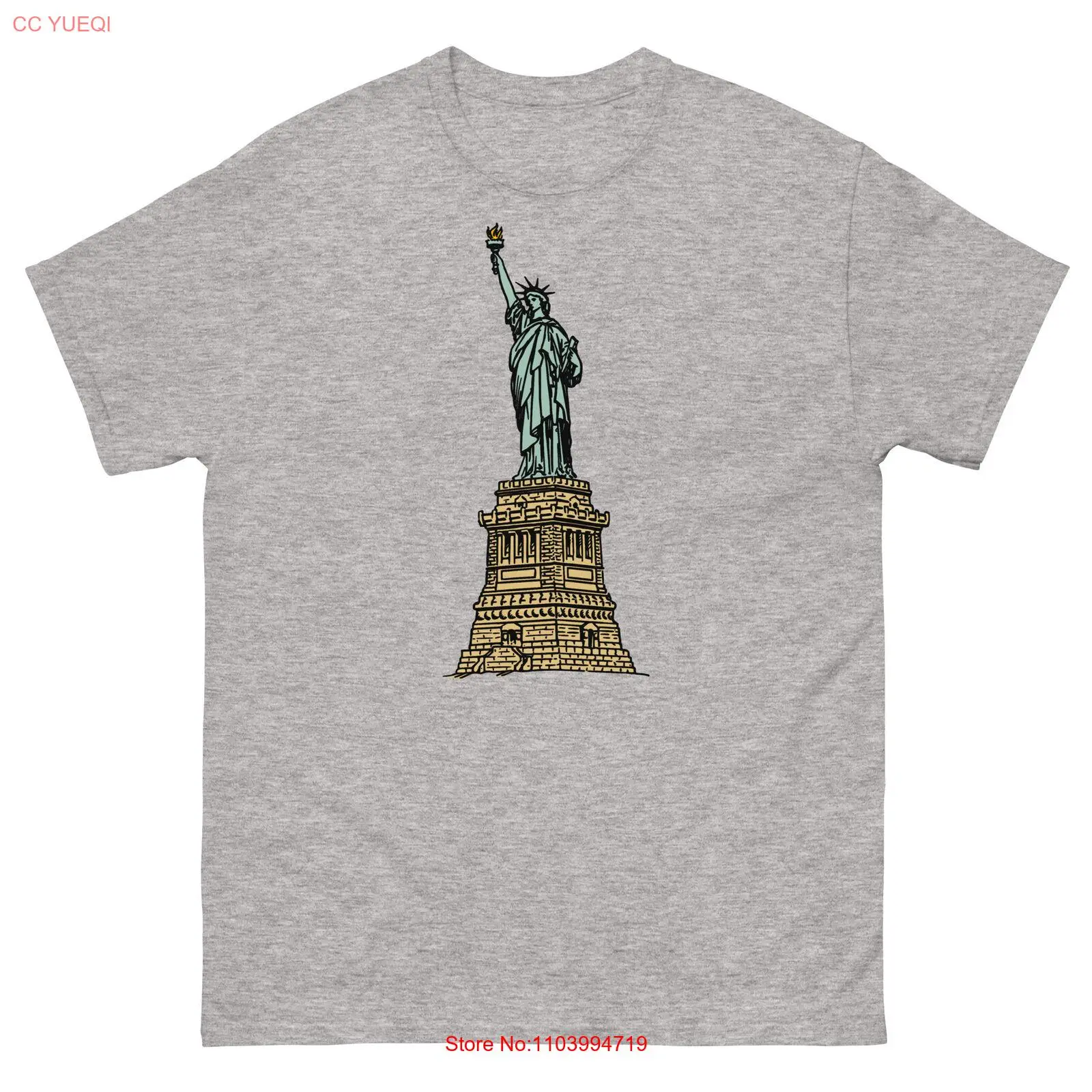 Statue of Liberty USA Patriotic New York City America Unisex classic T-Shirt