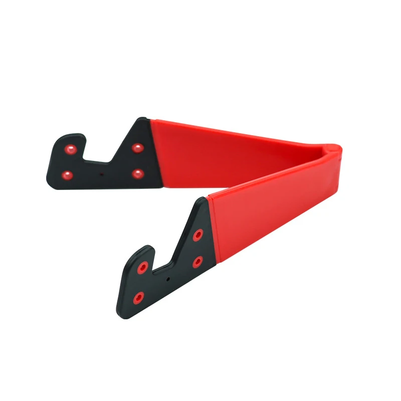 Universal Foldable Phone Stand Holder for iPhone Samsung Xiaomi Colorful V Shaped Smartphone Tablet PC Desktop Holder