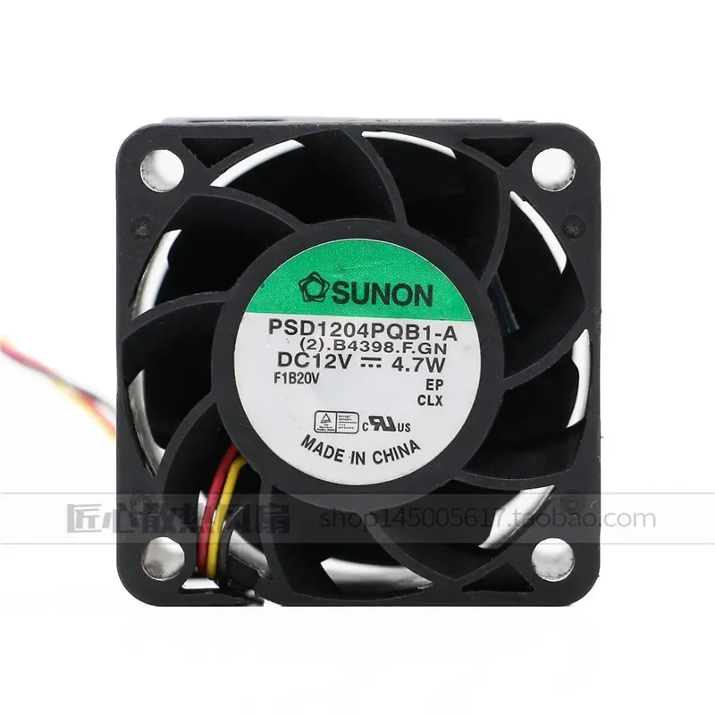 Original Cooling Fan for SUNON PSD1204PQB1-A and Jianzhun PSD1204PQB1-A 12V 4.7W 40x40x28mm