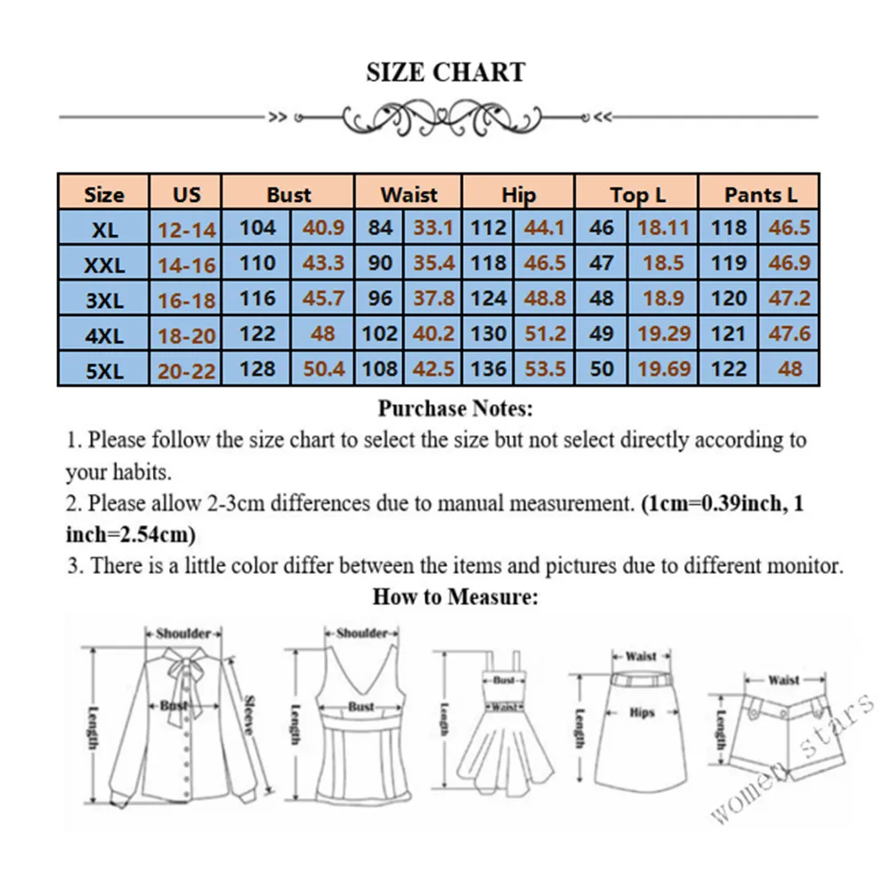 Wmstar Plus Size Women Clothing 2 Piece Outfits Summer Bandage Top Flared Pants Fashion Matching Sets Wholesale Dropshipping