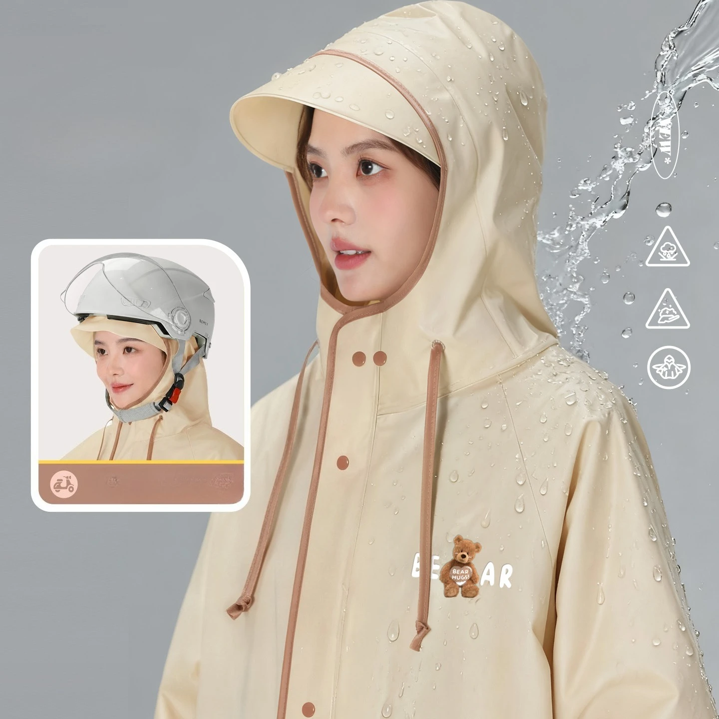 معطف مطر نسائي شفاف من مادة ال - مراجعة Women'S Fashion Raincoat وسعره