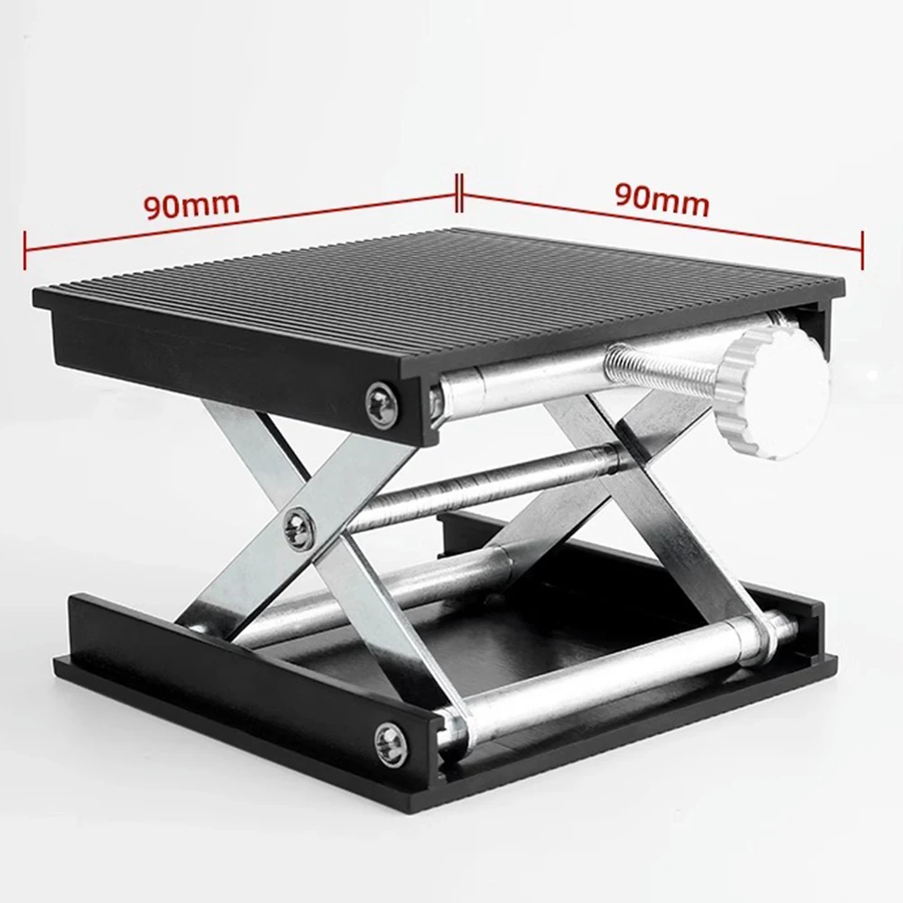 Plastic Lift Table Woodworking Carving Lift Table Level Lift Table Bracket Tool Woodworking Wall Pasting Instrument Black