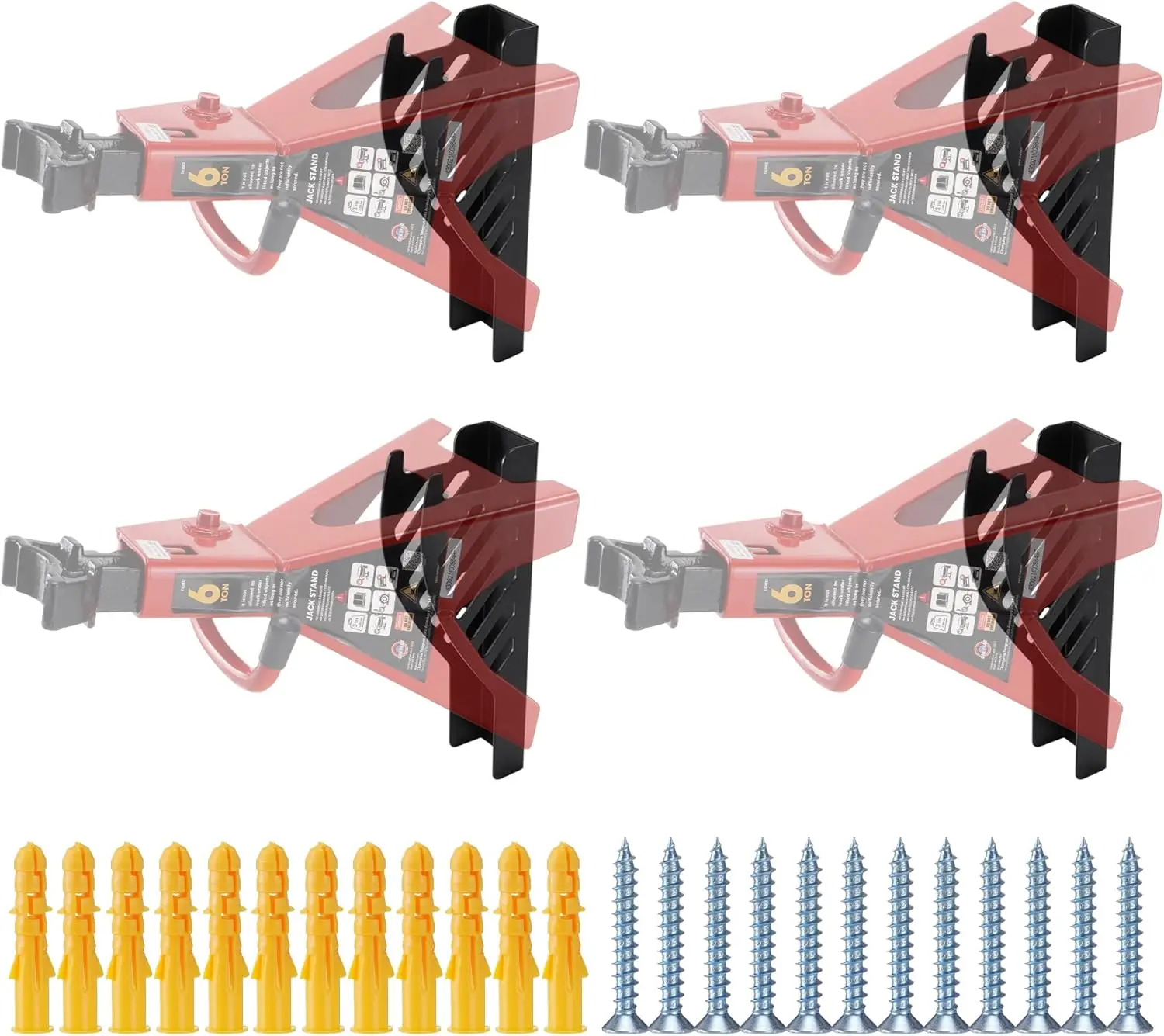 

Комплект из 4 настенных кронштейнов-органайзеров для подставок под колеса (4, 5, 6 тонн)