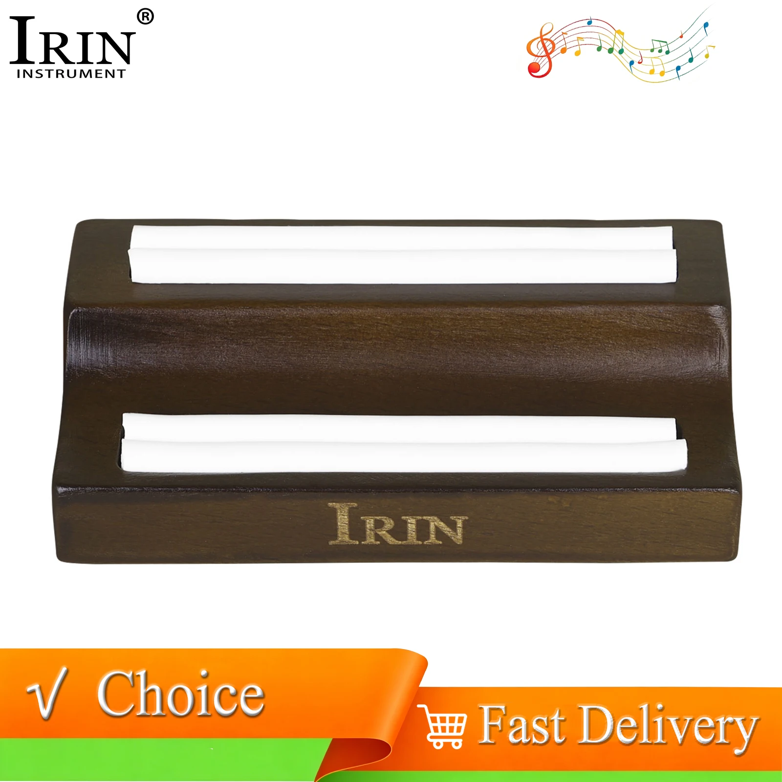 

IRIN Wooden Pick Case Guitar Paddle Box Dual-row Paddle Silicone Card Slot Picks Storage Display for Guitar Parts Accessories ﻿