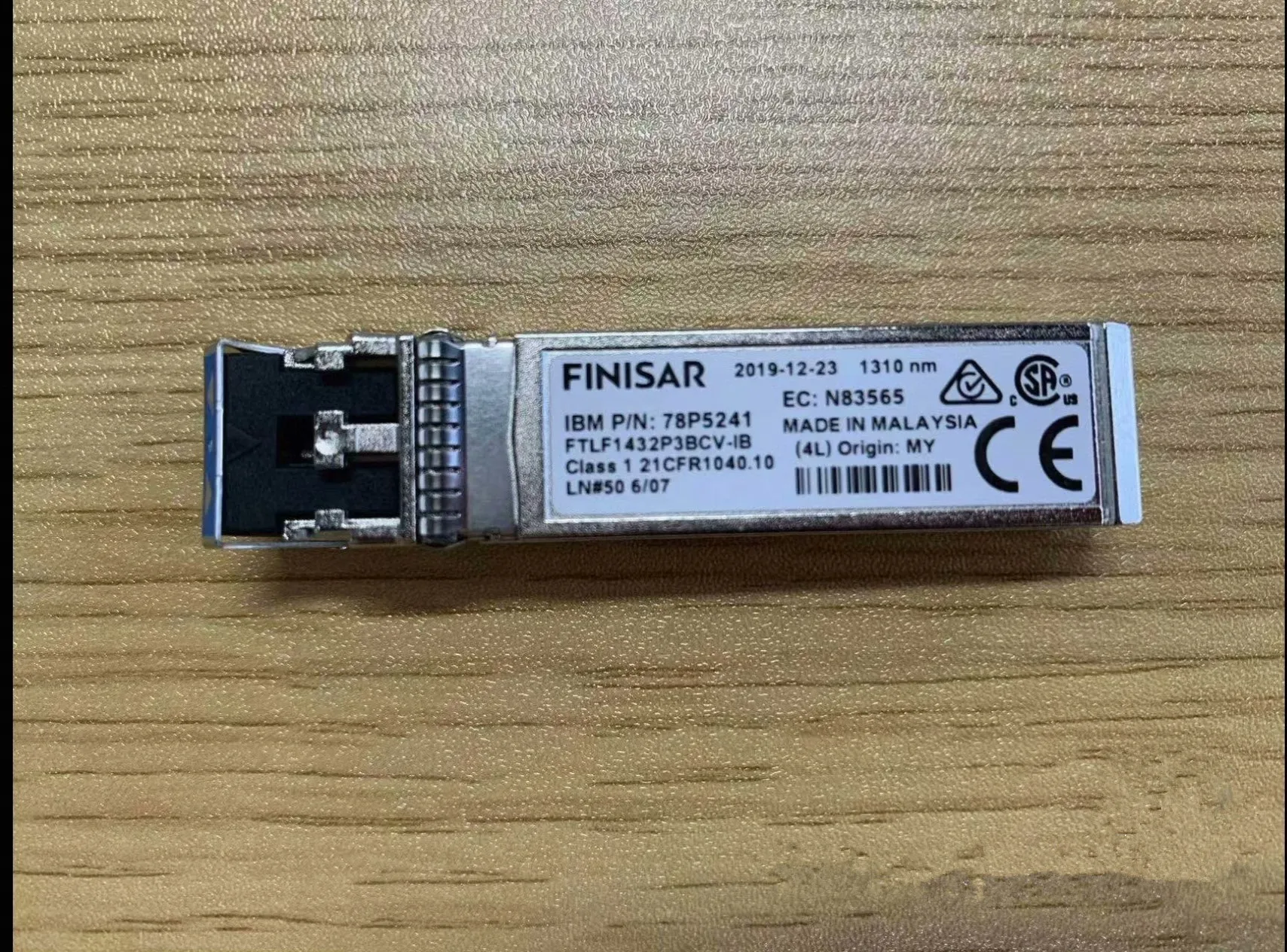 32G  SFP Fiber Optic Module FTLF1432P3BCV-IB 78P5241 N83565/32GB 1310NM 10KM  LW Single-Mode Optical Transceiver
