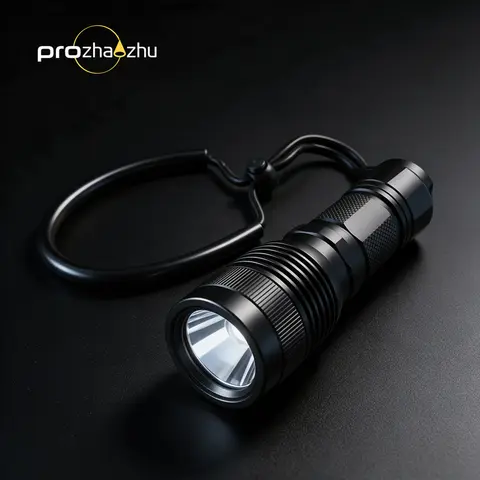 PROZHAOZHU DL-B03 2000LM Compact Dive Torch, IP68 150M Waterproof Easy Rotary Switch 21700 Light for Snorkeling Night Dive