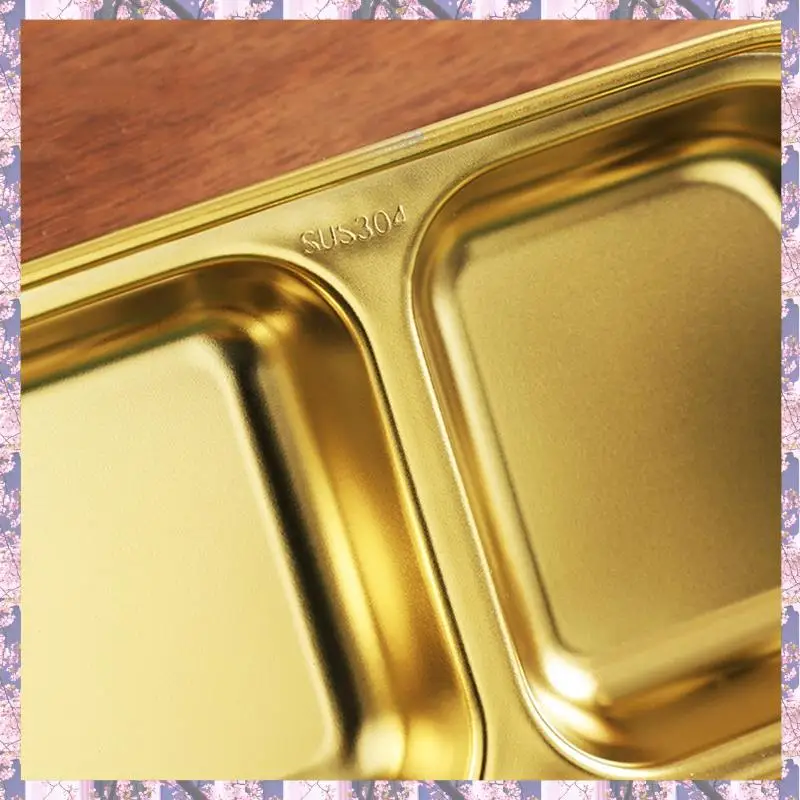 

Retail Stainless Steel Sauce Dish,Divided Dipping Plates,Divided Seasoning Dip Bowl,1/2/3/4 Compartment Sauce Vinegar Dishes Dur