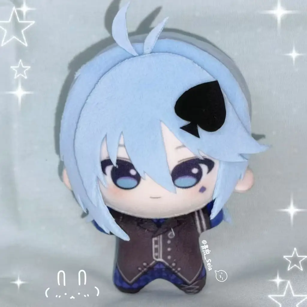 10cm AMNESIA Ikki ukyo Shin Attribute Cotton Doll Body Dress Up Clothing Cute Soft Toy Figures Fans Collection Gifts