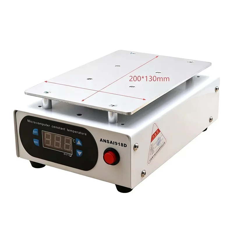 Heating table mobile phone repair and screen separator heating plate adjustable temperature 220V/110V