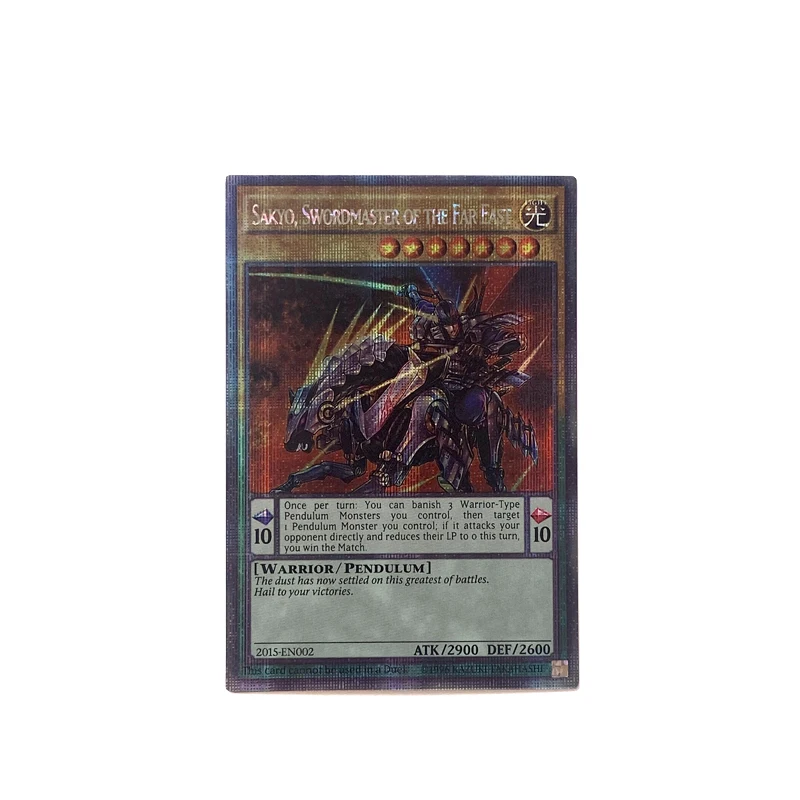 Yu-Gi-Oh! Collection DIY Proxy Cards Kuzunoha the Onmyojin Sakyo Swordmaster of the Far East Non-Original Anime Cards English