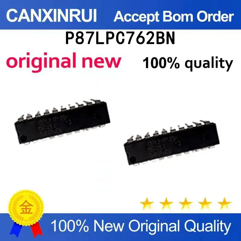（5pcs-100pcs）Brand new original P87LPC762BN P87LPC762 DIP20 spot chip IC