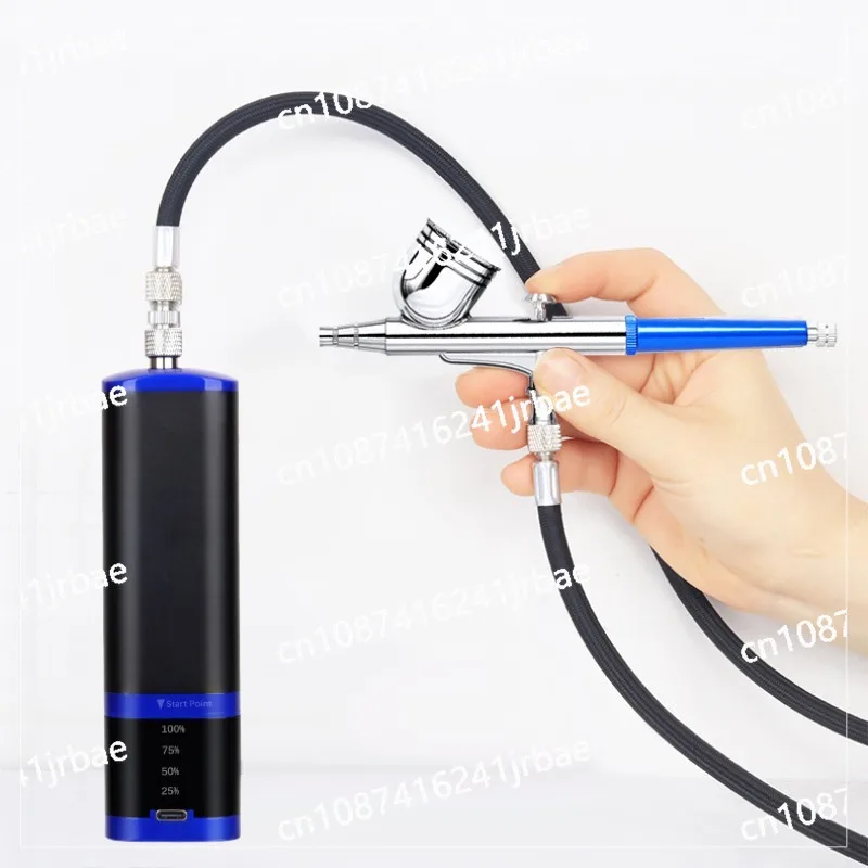 Portable Professional Mini Airbrush With Compressor Kit Cake Decoration Temporary Tattoos Spray Air Brush Pen Tool