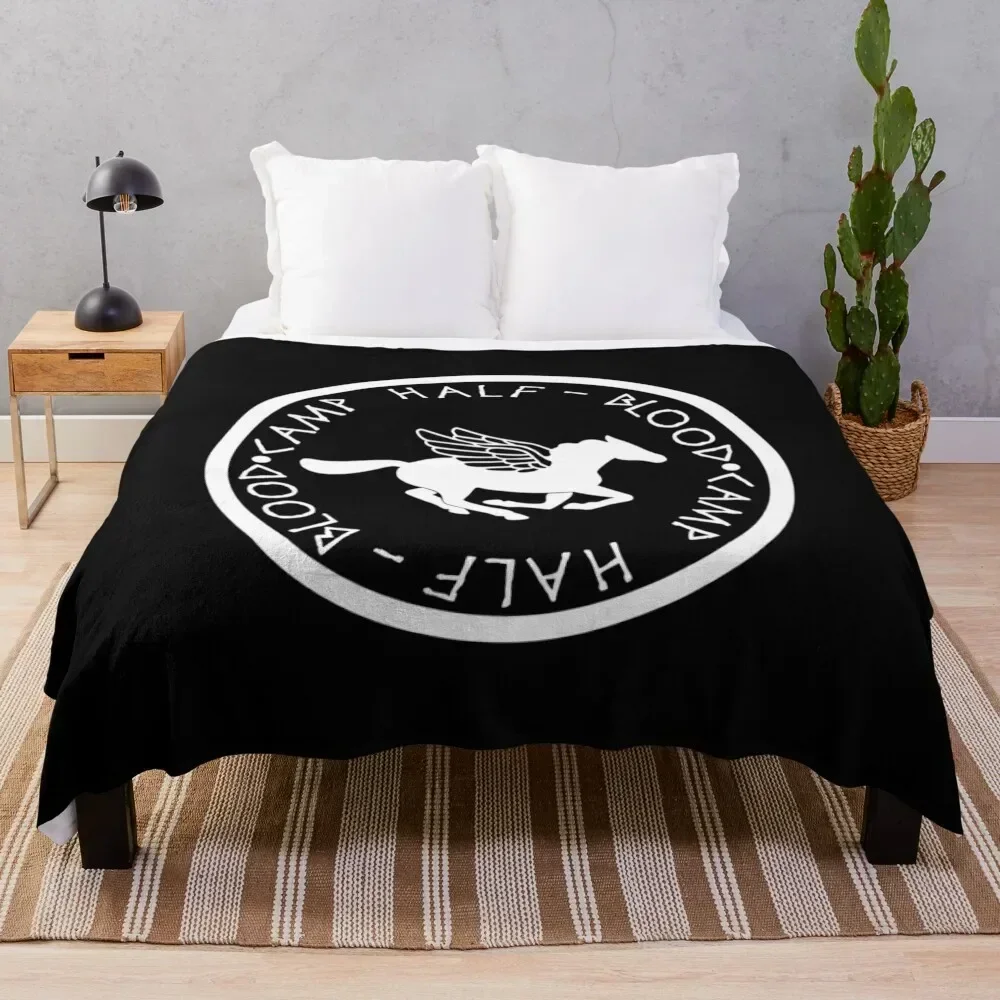 

Camp Half Blood - Cool Gift For Mom, Dad and Siblings Throw Blanket Cute Plaid Thin Decorative Beds Nap Blankets