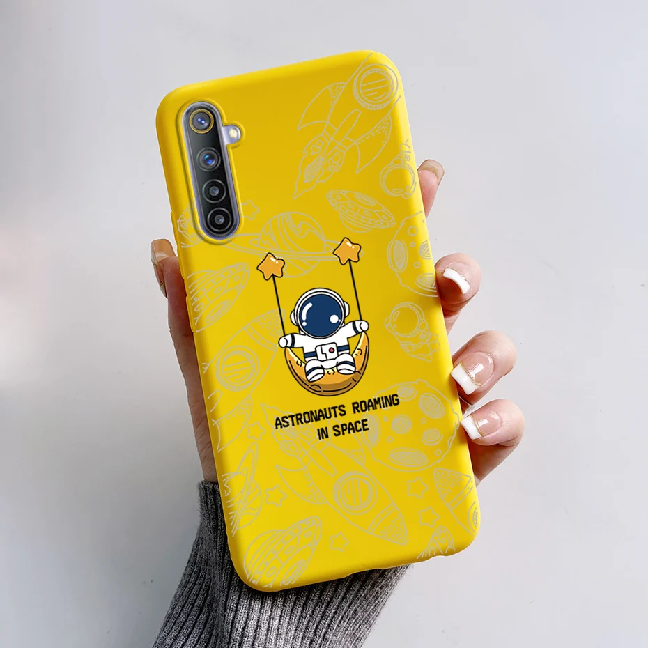 hockproof Cover Coque For  Realme 6 Fashion item Funny Cute Cartoon Shell For Realme 6 Pro Mobilie Phone Case Soft Silicone Case