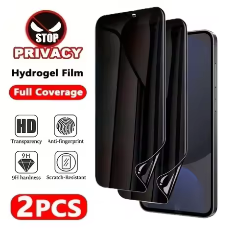 2Pcs Anti Spy Hydrogel Film for Samsung Galaxy S25 S24 S23 Ultra S22 S21 Plus S24 S23 FE Note 20 10 Full Cover Screen Protector
