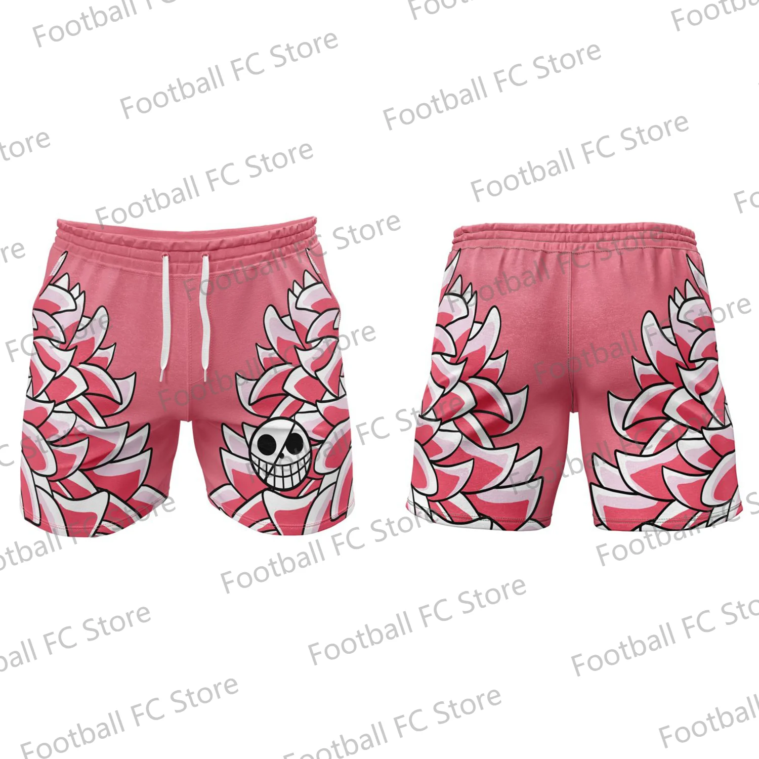 Doflamingo Anime Gym Shorts Casual Layer Quick Drying Beach Pants  Surfing Loose Summer Vacation