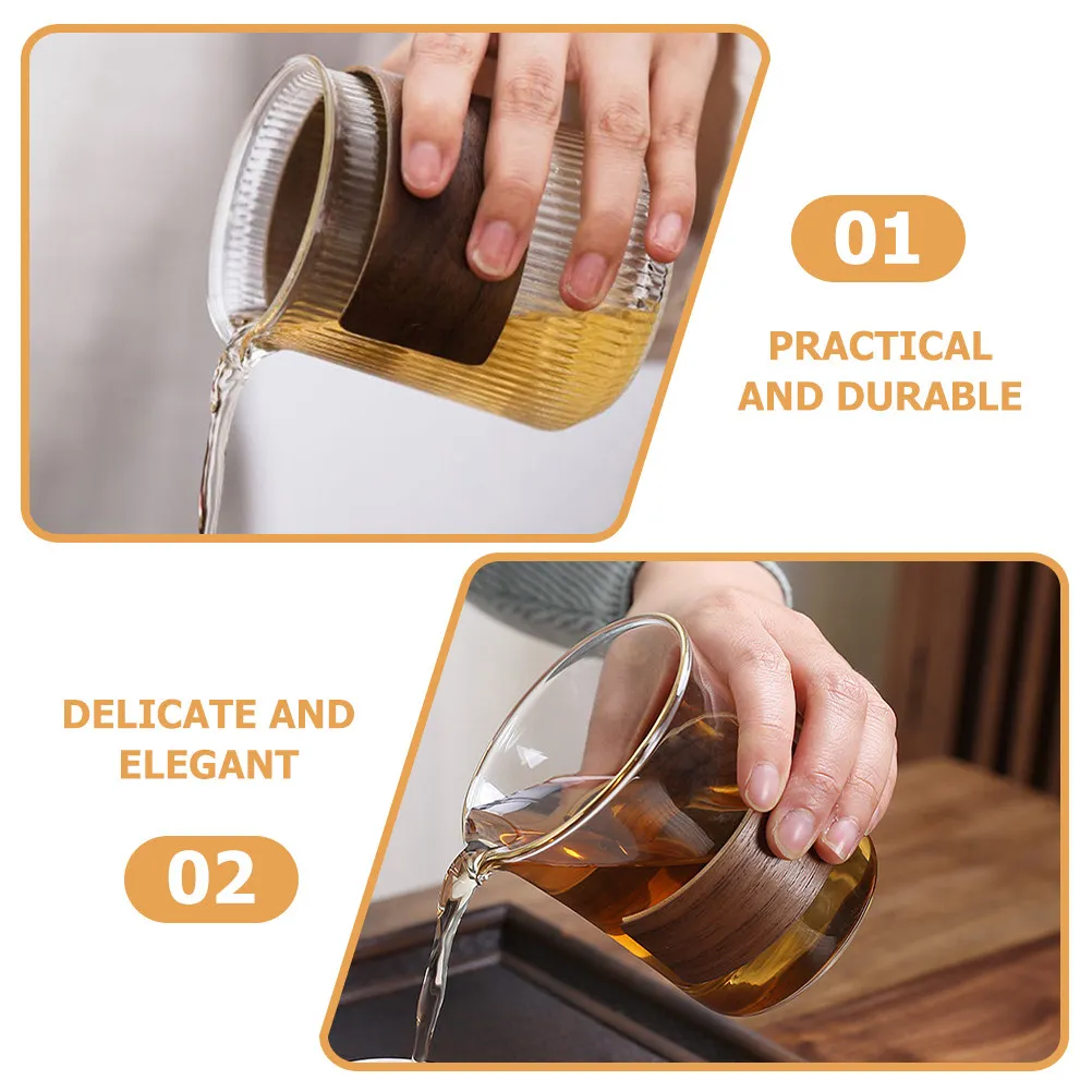 3Pcs Walnut Wood Cup Sleeves for Cold Hot Drinks Reusable Insulated Coffee Sleeve Smooth Home Office Travel Mug Cover