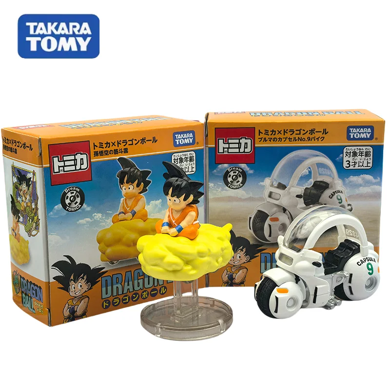 

Модель автомобиля из литого под давлением сплава TOMICA Dragon Ball Goku Somersaulting Cloud, игрушка для мальчиков, праздничный подарок для детей от трех до шести лет.