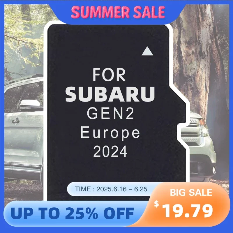 

GEN2 Navigation TF Card GPS P56YH03-E2024 Update Maps EU North America for Subaru Outback/Impreza/Forester/WRX/STI Vehicle 2024