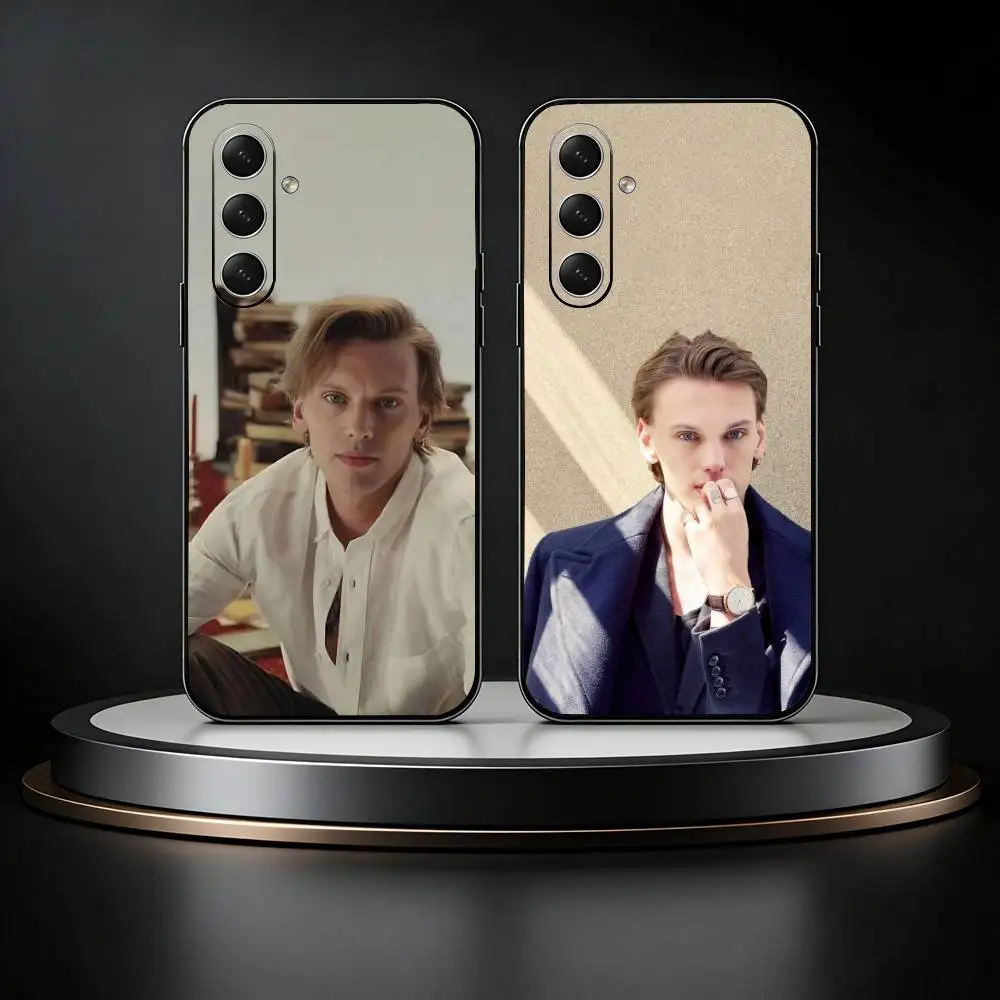 

Star Jamie C-Campbell Bower Phone Case For Samsung Galaxy A73,A21s,A22,A31,A52,A53,A71,A41Soft Black Shell