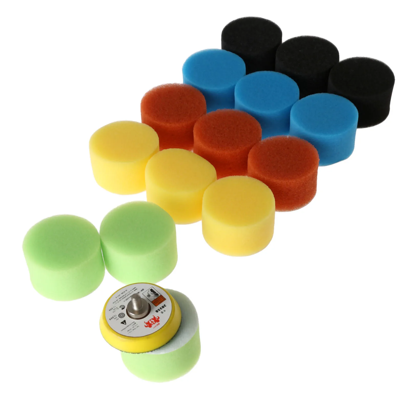 Imagem -02 - Dreld 16 Peças Polegada 50 mm Polidor Polimento Almofada Kit para Carro Polidor de Cera Amortecedor Carro Polimento Ferramenta Mão para Dremel Ferramenta Rotativa