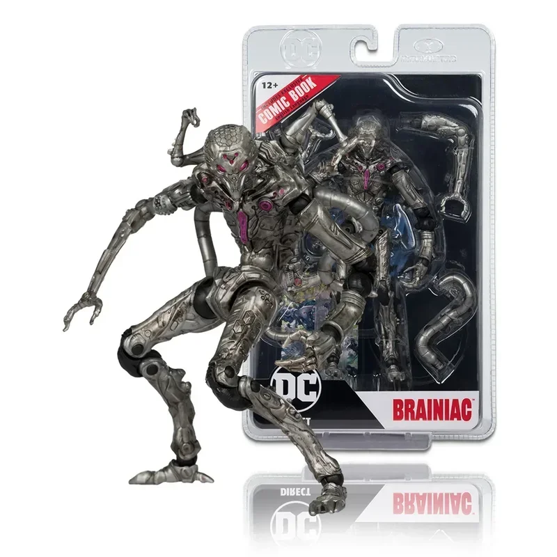 Original Genuine McFarlane Comic book Earth-2 Superman Brainiac Ghost of Zod  Action Figure  Model Collection Model Toys Gift