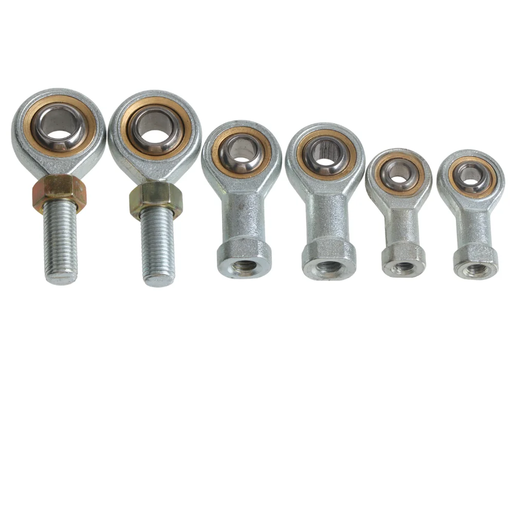 1 Pair M6/M8/M10 Metric Thread Ball Joint SA SI T/K Left Right Hand Male Female Steering Tie Rod End Bearing