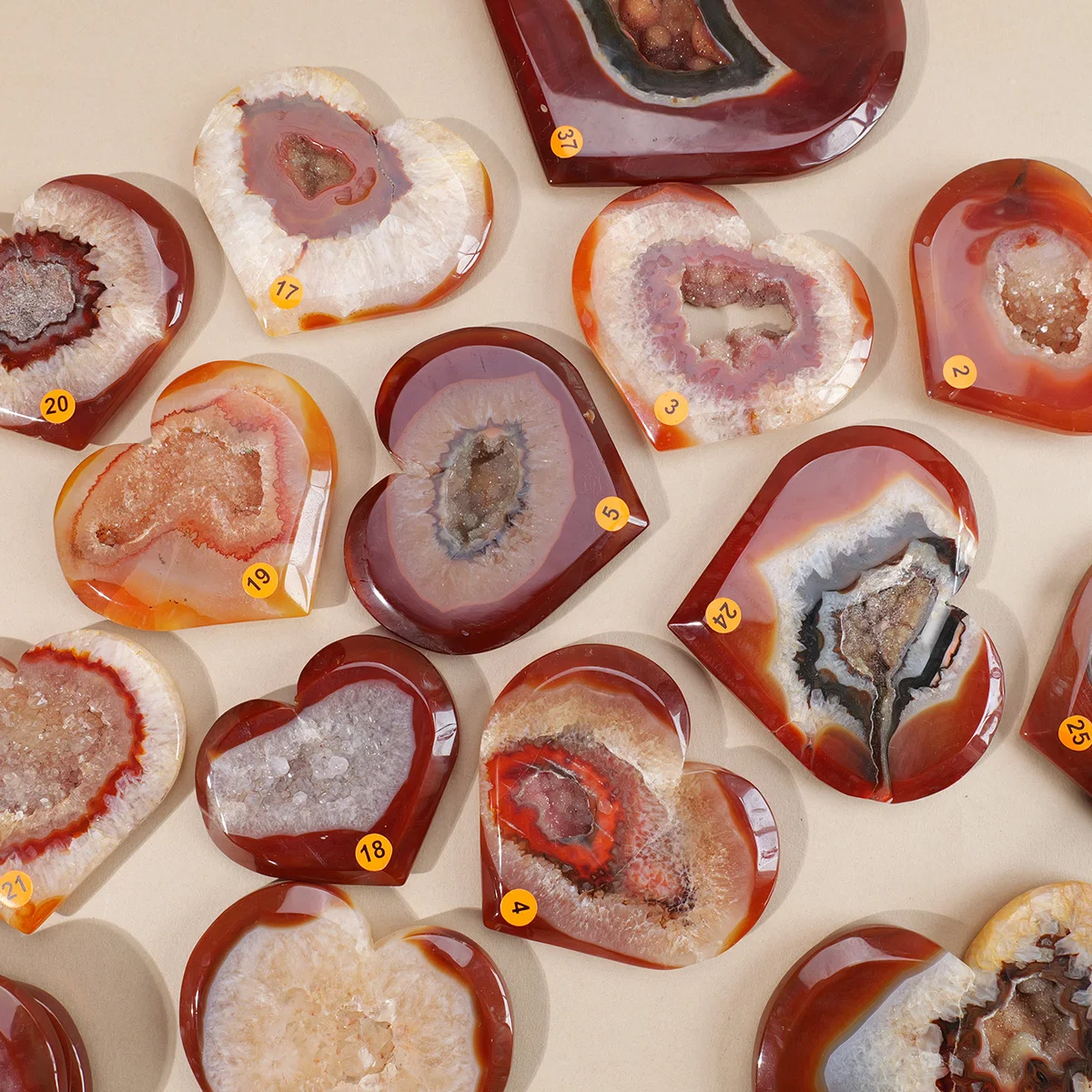 1pc Natural Carnelian Crystal Heart Big Love Red Agate Cluster Spiritual Meditation Feng Shui Druzy Home Ornament