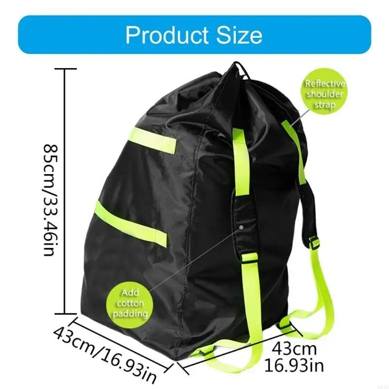 N84E asientos refuerzo Bolsa Diseños plegables con cómodas correas hombro acolchado Bolsa almacenamiento viaje para