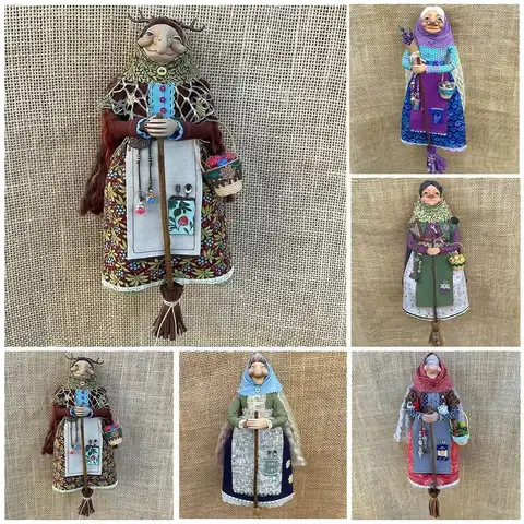 Halloween Kitchen Witch Doll Witch Doll Door Decor Good Luck Charm Home Charming Festive Antique-Inspired Decor Home Decoration