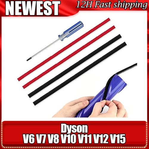 다이슨 V6 V7 V8 V10 V11 V15 용 부드러운 봉제 스트립, 진공 청소기 교체 액세서리 부품, 오리지널 다이슨에 적용 불가 