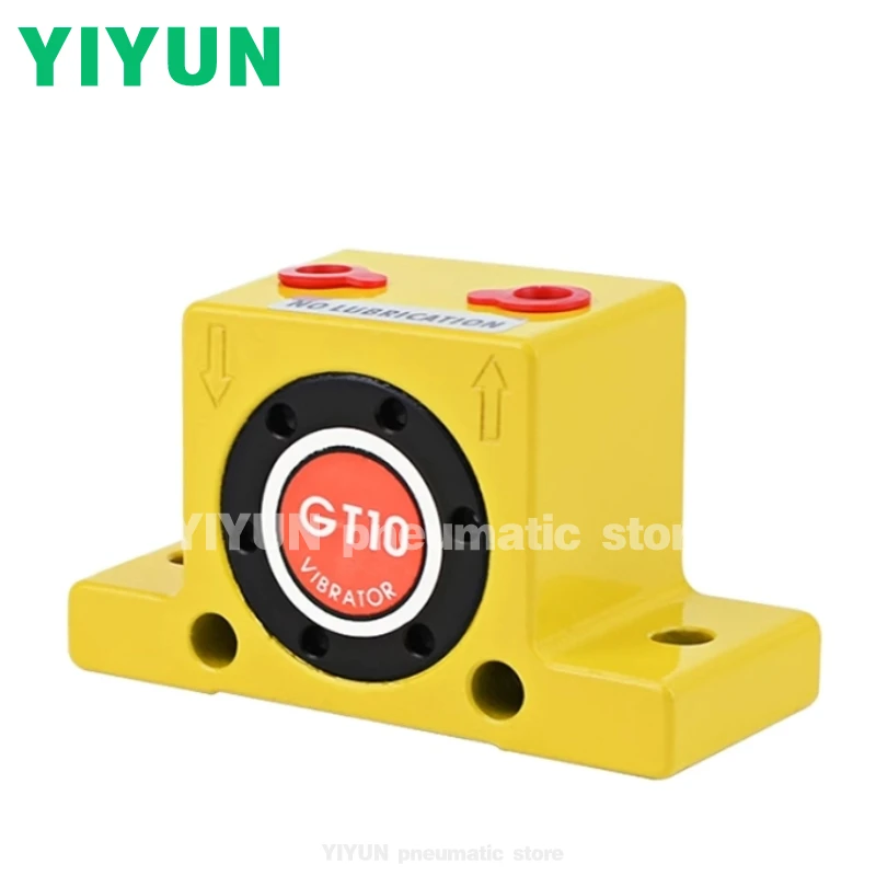 GT Series YIYUN Turbine Pneumatic Vibrator GT-04 06 08 10 13 16 20 25 30 32 36 40 48 60 Industrial Air Vibration Oscillator