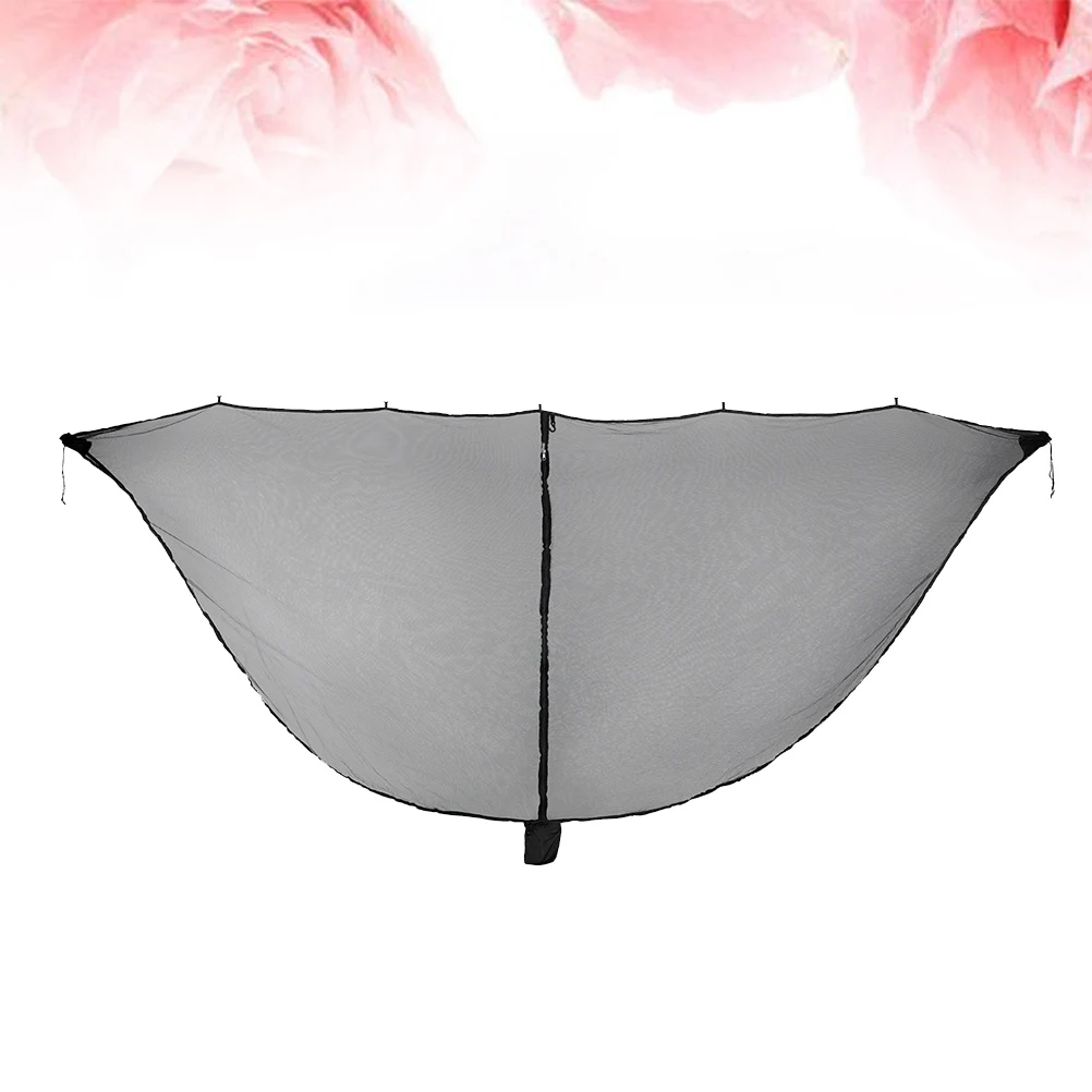 

Outdoor Hammock Bed Net Camping Accessories 300Kg Capacity Easy Carry Quick Dry Durable Use Backyard Patio Home Black