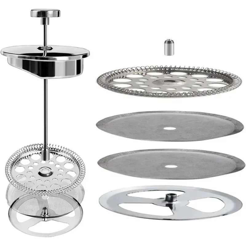 French Press for Wide French Press Screen Disk 304 Stainless Steel French Press Filters Containing Spiral Disk Mesh ﻿ ﻿ ﻿ ﻿ ﻿ ﻿