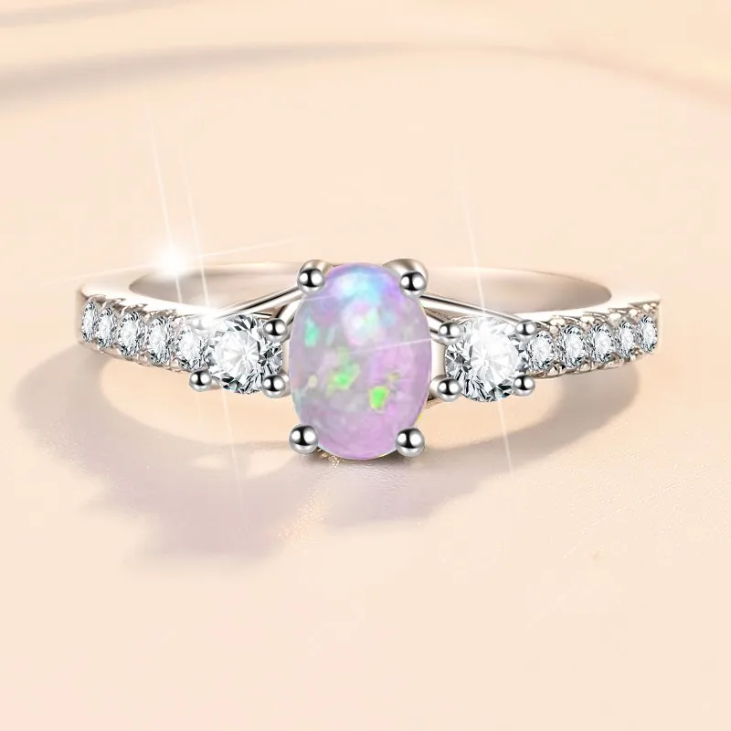 Light Luxury Minimalist Ring Women's Moissanite PT950 Platinum Temperament Enhancer