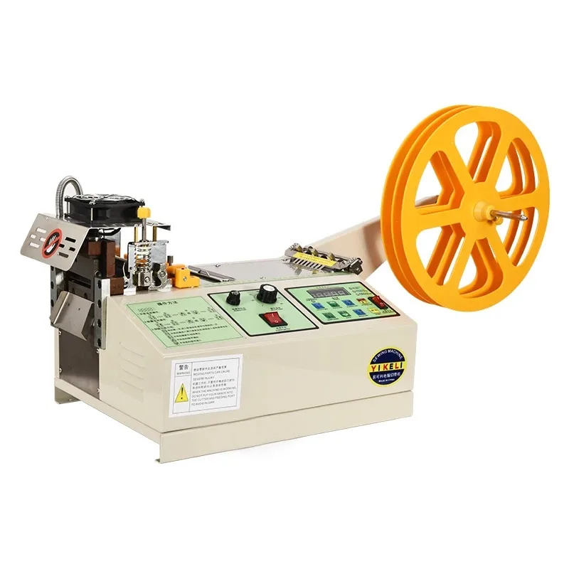 Automatic Computerized Rope Cutting Machine Cold and Hot Zipper Cutting Ribbon Cutting Webbing Machine Elastic Band
