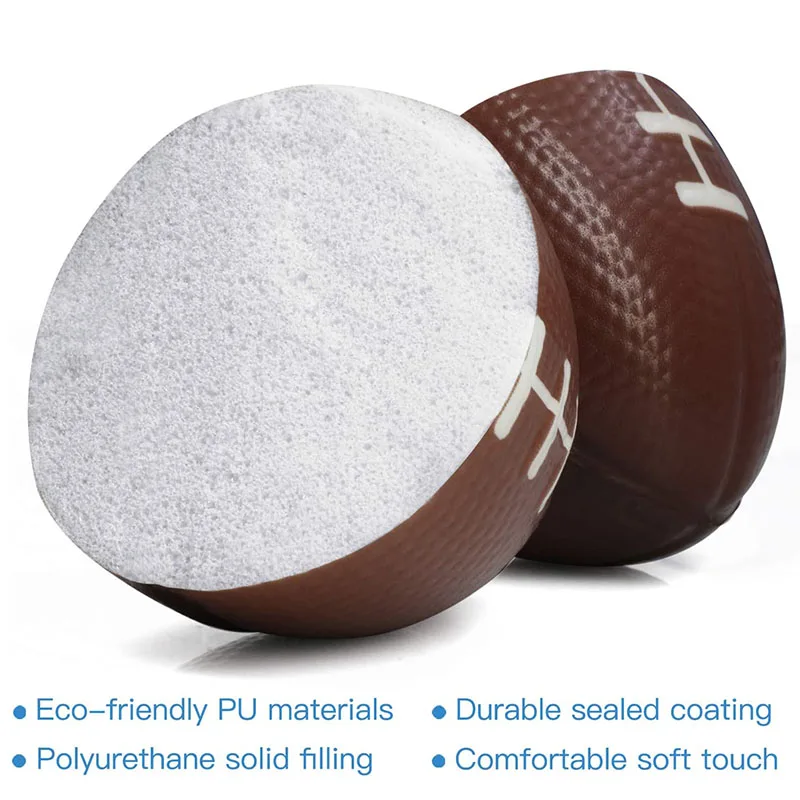 5 PCS Elastic PU Sponge Ball Basketball Football Baseball Tennis Rugby Footdall Mini Decompression Ball Release Pressure Toy