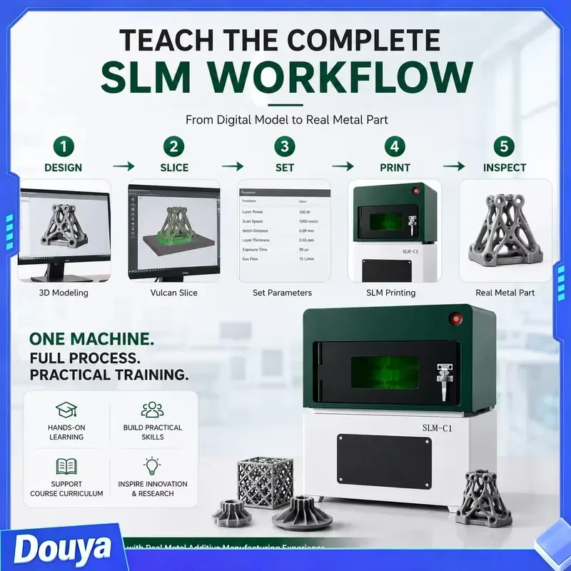 Compact SLM Metal 3D Printer for Universities Technical Colleges and Additive Manufacturing Training Centers - view 6