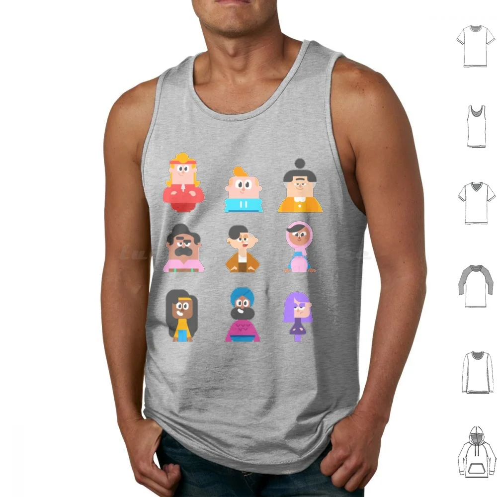 Duolingo Characters Tank Tops Print Cotton Duolingo Duolingo Owl Spanish Owl Language Meme French Funny Bird Duolingo