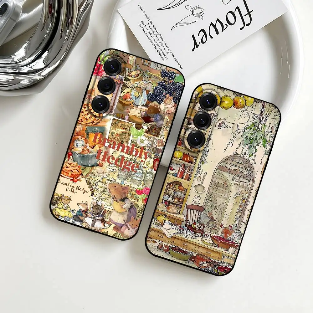 

The C-Complete Brambly Hedge Phone Case For Samsung Galaxy S24/S25/S22/S30/Note20/Lite/Ultra/5G/Plus/FE Soft Black