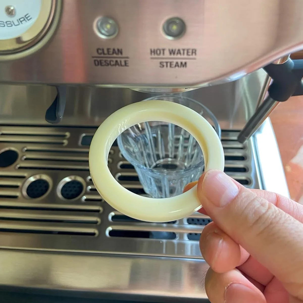 D9 2Pcs 54MM Silicone Steam Sealing Ring Group Head Gasket Replacement for Breville Espresso Parts Espresso Machine Accessories
