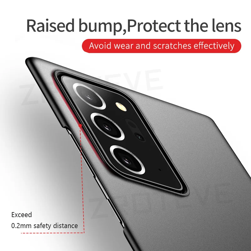 Note20 Ultra Case Zroteve Slim Hard PC Matte Cover For Samsung Galaxy Note 20 9 10 Note10 Lite S20 S21 FE S22 S23 S24 Plus Cases